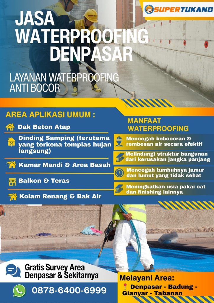 Jasa waterproofing denpasar bali