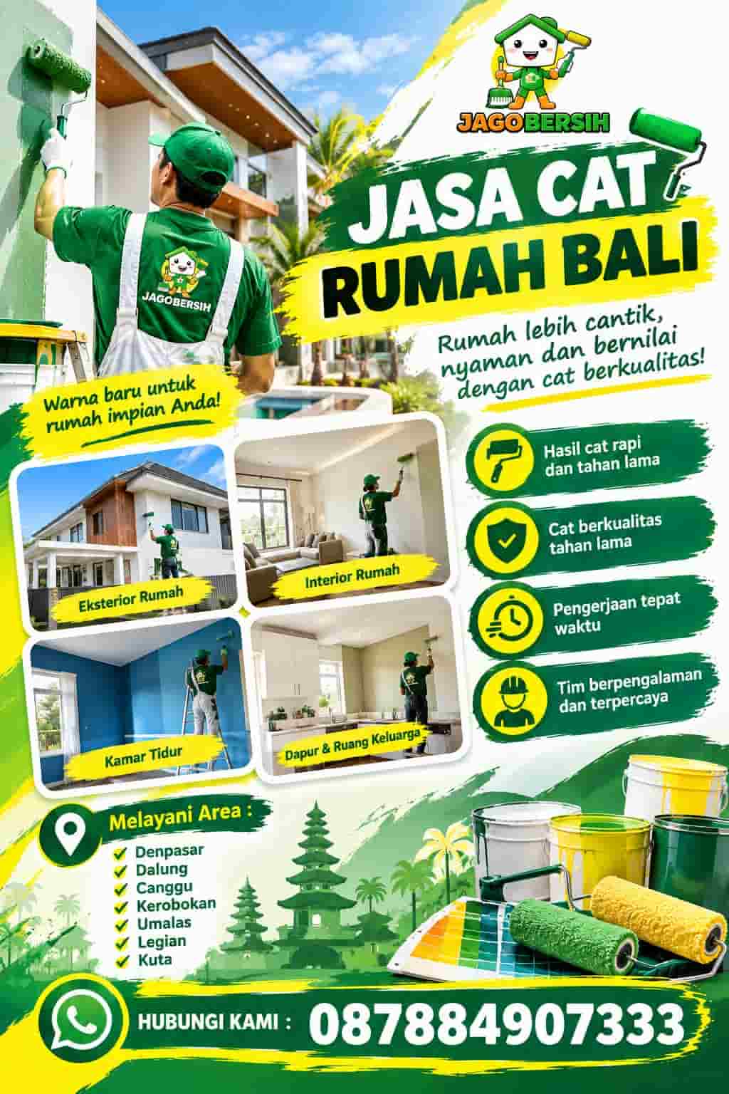 Jasa Cat Pasca Renovasi di Bali untuk Rumah, Villa, Ruko dan Properti Lebih Fresh